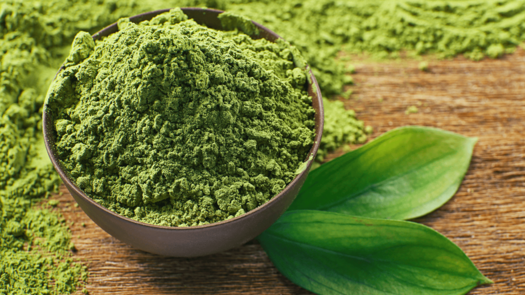 matcha leaves